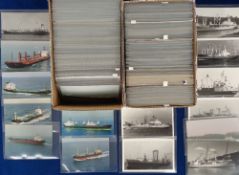 Transportation, Shipping, Hain-Norse, 280+ postcard sized images of various vessels to include