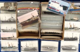 Transportation, Shipping, Sweden, approx 530 postcard sized images of assorted Swedish vessels to