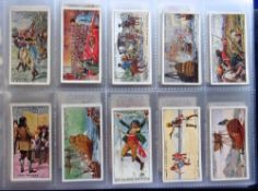 Cigarette cards, selection in modern album, including 2 sets, Lambert & Butler Pirates, Hignett