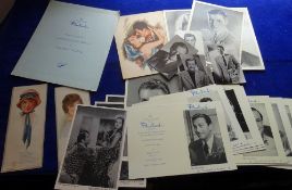 Trade cards, Film star related issues, including Bluebird Stockings Folders (14), Film Scenes