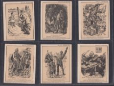 Cigarette cards, Wills Punch Cartoons 1st series (set 25 cards) (gd)