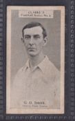 Cigarette card, Football W M Clarke Football series, number 1 G O Smith Corinthians(light brown