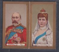 Cigarette card, Imperial Tobacco Co, Single card issue Coronation Folder (gd)