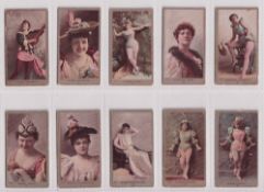 Cigarette cards, USA Kinney Actresses, 29 cards from various series (gen fair a few gd)