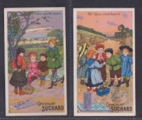 Trade cards, Suchard, Children at Play serie 208 (set 12 cards) (gd/vg)