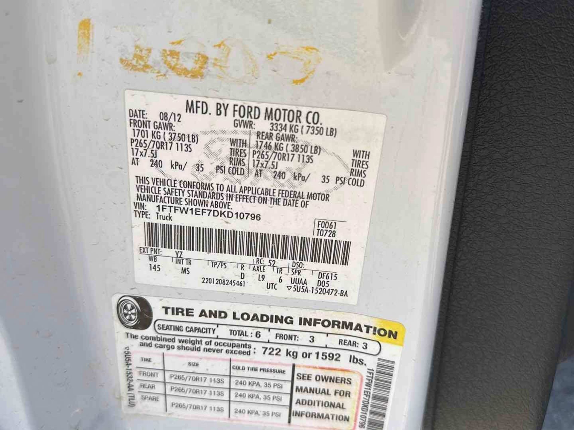 2013 FORD F-150 - Image 43 of 45