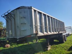 Montone Dump Trailer 'NO TITLE' - 30ft, Aluminum -- Item Located @ 187 Marteeny Rd. Somerset, PA.