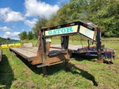 2019 Gator 35+5 Gooseneck Trailer 'TITLE' - 35ft +5ft, 25,900 gvwr, Monster Ramps, Straps, SN#