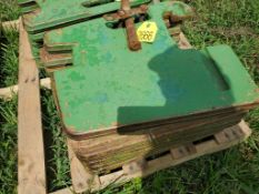 John Deere Suitcase Weights - By the Piece x 7 -- Item Located @ 187 Marteeny Rd. Somerset, PA.