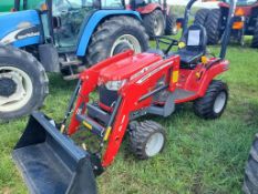 2022 Massey Ferguson GC1723E Compact Loader Tractor 'Runs & Operates' - 6 Hours on Meter, 4x4,