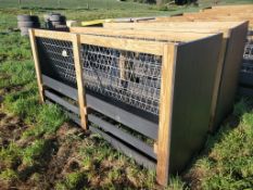 Hay / Grain Feeder - 8ft, Goat Hay / Grain Feeder, Poly Trough -- Item Located @ 187 Marteeny Rd.