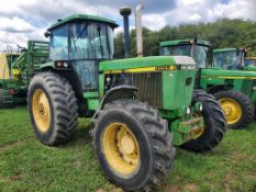 John Deere 4055 Cab Tractor 'Runs & Operates' - 2,819 Hours on Meter, 4x4, Front Fenders, A/C &