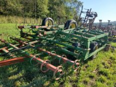Field Cultivator - 22ft, S-Tine, Hydraulic Transport, Hydraulic Fold, Rolling Basket, -- Item