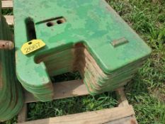 John Deere Suitcase Weights - By the Piece x 7 -- Item Located @ 187 Marteeny Rd. Somerset, PA.