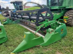 John Deere 920F Grain Platform - Flex Head, Full Finger, Poly Snouts, SN# H00920F696102 -- Item