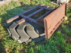 Tire Scraper - 6ft, Universal Quick Attach -- Item Located @ 187 Marteeny Rd. Somerset, PA. 15501,