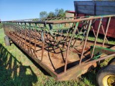 Stoltzfus Double Feeder Wagon - 24ft, Slant Bar, Hay Rack, Dolly Wheel, -- Item Located @ 187
