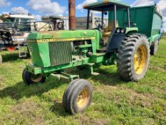 John Deere 4050 Tractor 'Runs & Operates' - 4,542 Hours on Meter, 2wd, 4 Post Canopy, 540 / 1000