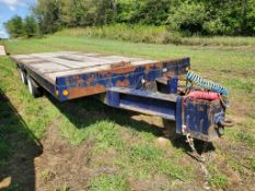 Special Construction Pintle Trailer - 28ft, Air Brakes, Air Ride, Gravity Tilt, SN# 49092215 --