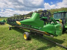 2013 John Deere 635F Grain Platform - Hydraulic Flex, Full Finger, Single Point Hookup SN#