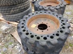 Semi Solid Skid Steer Tires 'Set of 4'
