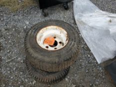 Tires On Wheels 'Pair of 2'