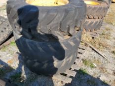 SolidDeal Backhoe Tires On Wheels '(3) - Used'