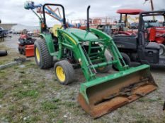 John Deere 4120 Compact Tractor Loader Backhoe 'Runs & Operates'