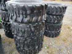 Forerunner SKS1 Skid Steer Tires 'Set of 4 - New'