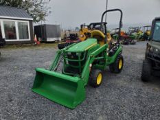 John Deere 1025R Compact Loader Tractor 'Ride & Drive'