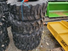 Forerunner SKS1 Skid Steer Tires 'Set of 4 - New'