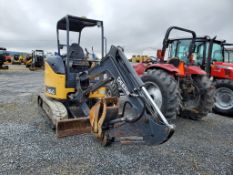 2016 Deere 26G Mini Excavator 'Runs & Operates'