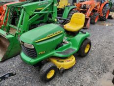 John Deere LT160 Riding Tractor 'Runs & Operates'