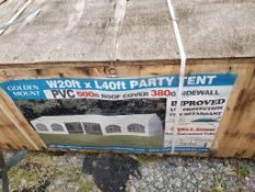Gold Mountain P2040 Party Tent 'NEW'