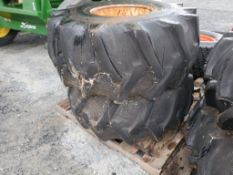 Tires On Wheels 'Pair of 2'