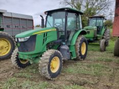 2015 John Deere 5100E Cab Tractor 'Runs & Operates'