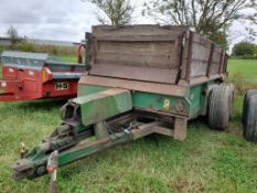 John Deere 785 Hydra push Manure Spreader