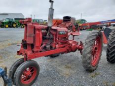 Farmall F12 Antique Tractor 'Runs & Operates'