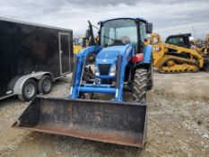 2012 New Holland T4.75 Cab Loader Tractor 'Runs & Operates'