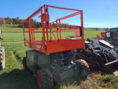 Skyjack SJ6826RT All Terrain Scissors Lift 'Runs & Operates'