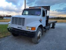 1990 International 4700 Flatbed Truck 'Title in the Office'