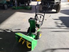 John Deere TRS22 Snowblower 'Works Good'