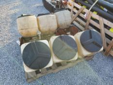 White Corn Planter Boxes