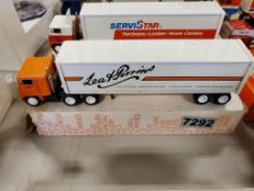 Winross Truck Tractor With Van Trailer