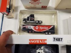 Winross Truck Tractor With Van Trailer