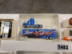 Winross Truck Tractor With Van Trailer