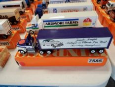 Winross Truck Tractor With Van Trailer