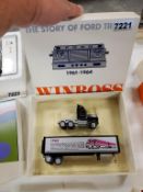 Winross Truck Tractor With Van Trailer