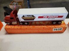 Winross Truck Tractor With Van Trailer