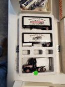 Winross Truck Tractor With Double Trailers